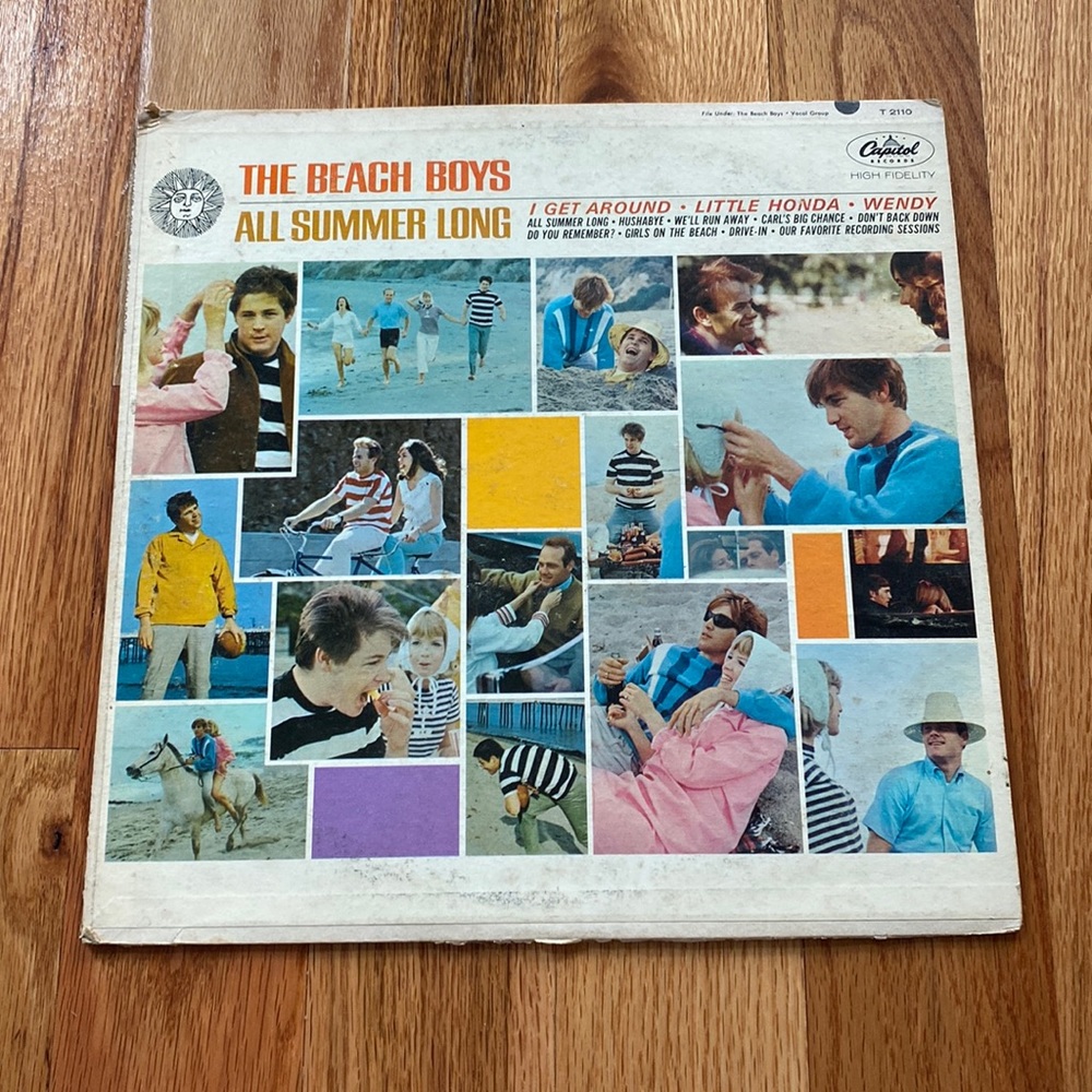 The Beach Boys All Summer Long 1964 Vinyl Record